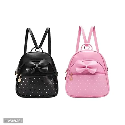 Stylish Backpack For Women And Girls Pack Of 2