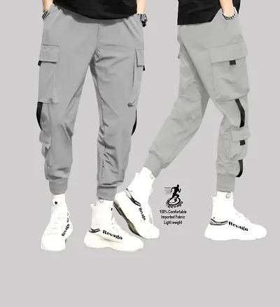 New Launched Polyester Spandex Regular Track Pants For Men 