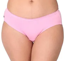 Classic Cotton Blend Solid Briefs for Women, Pack of 3-thumb3