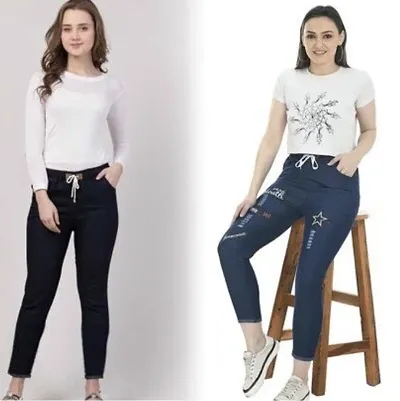 Casual wear Mid Rise Jeans Combo of 2