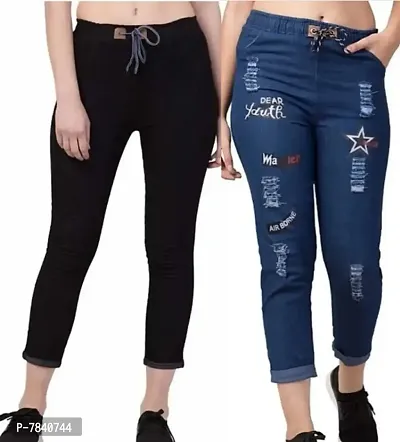 Amazon.com: WUAI-Women Jeans Look Stretchy Jeggings High Waist Workout Yoga  Leggins with Pockets Tummy Control Skinny Jeans(Black,Small) : Sports &  Outdoors