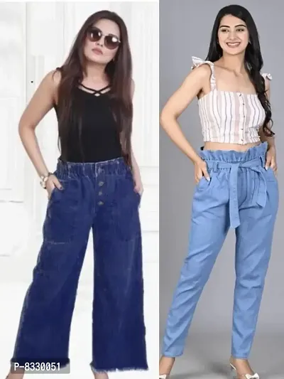 Latest Denim Jeans Women combo of 2-thumb0