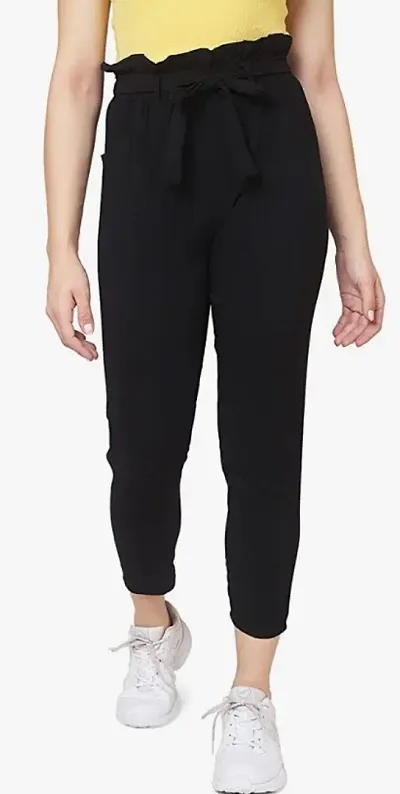 New In Cotton Blend Trousers 