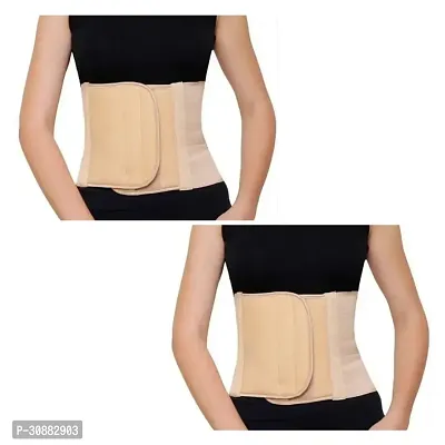 Stylish Brown Lumber Support Belt For Back Pain Pack Of 2