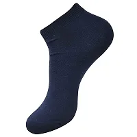 UPAREL Unisex Cotton Plain White Ankle Length Sports Socks for Running and Casual Wear - Free Size, 4 Pairs-thumb4