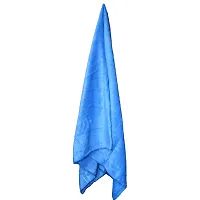 Unisex Microfibre Velvet Bath Towel, Super Absorbent  Soft, 600 GSM, 140 cm x 70 cm (Blue)-thumb3