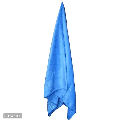 Unisex Microfibre Velvet Bath Towel, Super Absorbent  Soft, 600 GSM, 140 cm x 70 cm (Blue)-thumb4