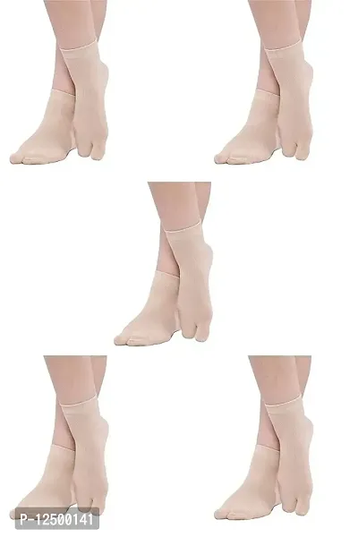 Womens Skin Tone Ankle Dance Socks