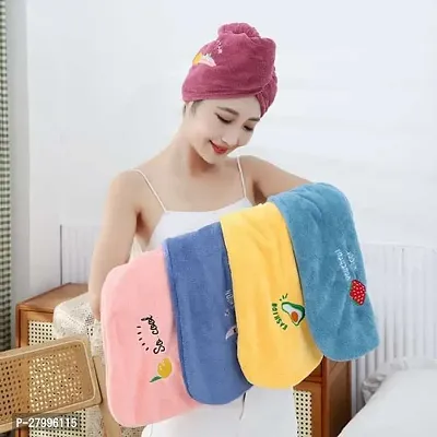 UPAREL Hair Towel Wrap Absorbent Towel Quick Drying Microfiber 500 GSM Bath Towel (Blue Color)-thumb5