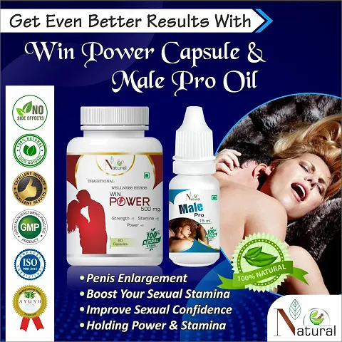 Penis Enlargement Capsules & Oil 100% Ayurvedic