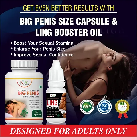 Penis Enlargement Capsules & Oil 100% Ayurvedic