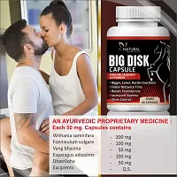 Natural Big Disk Capsules For Penis Enlargement  Enhance Recovery Time (500Mg) (120 No)-thumb1