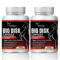 Natural Big Disk Capsules For Penis Enlargement  Enhance Recovery Time (500Mg) (120 No)-thumb2