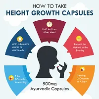 Natural Height Growth Herbal Capsules For Increases Height and Bone Mass 100% Ayurvedic-thumb1