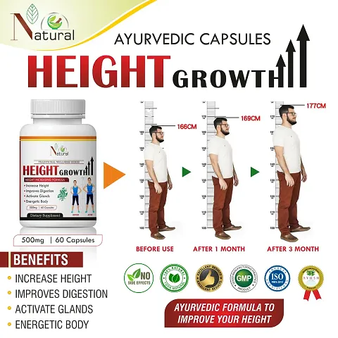 Natural Height Growth Herbal Capsules