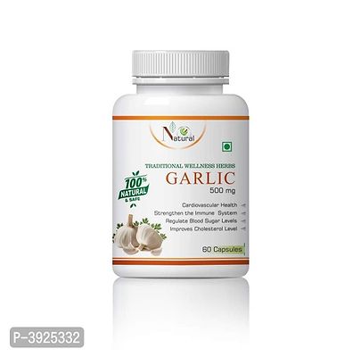 Natural Garlic Herbal Capsules For Improve Cholesterol Level 100% Ayurvedic-thumb3