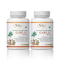 Natural Garlic Herbal Capsules For Improve Cholesterol Level 100% Ayurvedic-thumb2