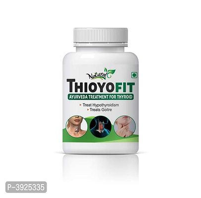 Natural Thiyofit Herbal Capsules For Activates The Under-Active Thyroid Gland 500Mg (60 No)-thumb3