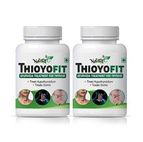 Natural Thiyofit Herbal Capsules For Activates The Under-Active Thyroid Gland 500Mg (120 No)-thumb2