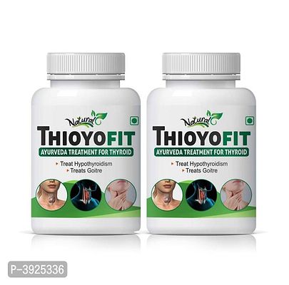Natural Thiyofit Herbal Capsules For Activates The Under-Active Thyroid Gland 500Mg (120 No)-thumb3