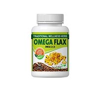 Natural Omega Flax Herbal Capsules For Maintenance Of Essential Fatty Acids 100% Ayurvedic-thumb2