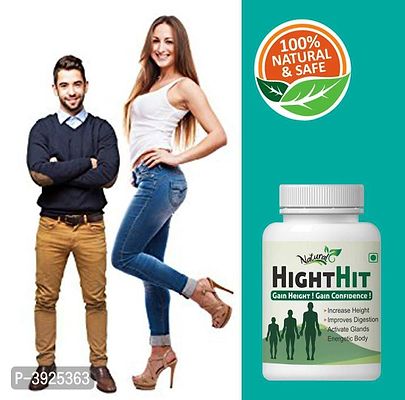 Natural Height Fit Herbal Capsules For Increases Height & Bone Mass 100% Ayurvedic