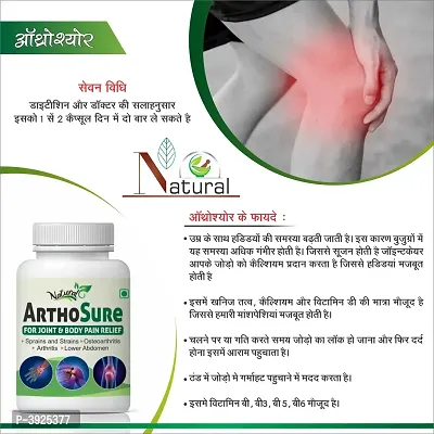 Natural Arthosure Herbal Capsules For Joint  Body Pain Relief 100% Ayurvedic-thumb2