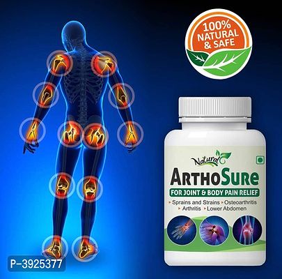 Natural Arthosure Herbal Capsules For Joint  Body Pain Relief 100% Ayurvedic-thumb0
