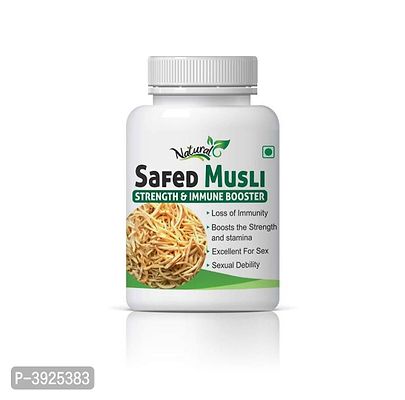 Natural Safed Musli Herbal Capsules For Vigor  Vitality 100% Ayurvedic-thumb3