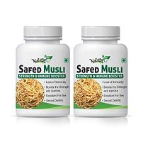 Natural Safed Musli Herbal Capsules For Vigor & Vitality 100% Ayurvedic-thumb2