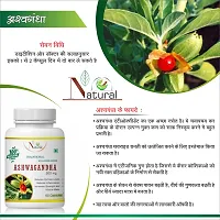 Natural Ashwagandha Herbal Capsules For Strength  Immune Booster 100% Ayurvedic-thumb1