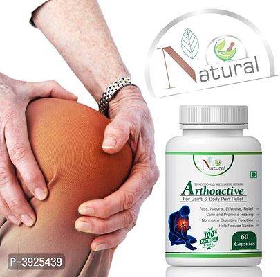 Natural Arthoactive Herbal Capsules For Joint & Body Pain Relief 100% Ayurvedic