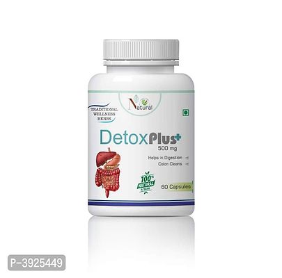 Natural Detox Plus Herbal Capsules For Helps In Digestion  Colon Clean 100% Ayurvedic-thumb3