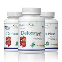Natural Detox Plus Herbal Capsules For Helps In Digestion & Colon Clean 100% Ayurvedic-thumb2
