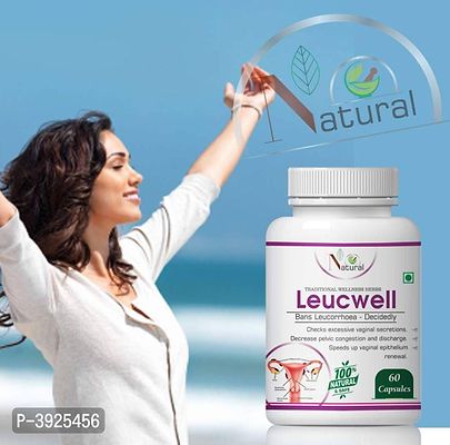 Natural Lucewell Herbal Capsules For Help In Removing Leucorrhoea 100% Ayurvedic