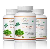 Natural Brahmi Herbal Capsules For Reduce Stress & Boost Memory 100% Ayurvedic-thumb2