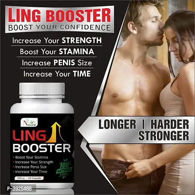 Natural Ling Booster Herbal Capsules For Increase Your Strength (500Mg) (60 No)-thumb2