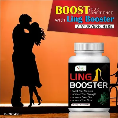 Natural Ling Booster Herbal Capsules For Increase Your Strength (500Mg) (60 No)-thumb0