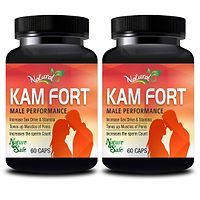 Kam Fort Herbal Capsules For Improve Curvature Problem 100% Ayurvedic (120 Capsules)-thumb1