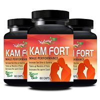 Kam Fort Herbal Capsules For Improve Curvature Problem 100% Ayurvedic (180 Capsules)-thumb1