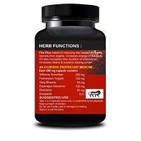 Fire Plus Herbal Capsules For Reduce Weakness In Male Organ 100% Ayurvedic (180 Capsules)-thumb2