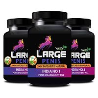 Large Penis Herbal Capsules For To Increase Libido  Sexual Drive 100% Ayurvedic (180 Capsules)-thumb1