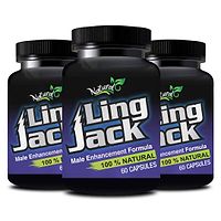 Ling Jack Herbal Capsules For Helps To Enlarge Your Penis Size 100% Ayurvedic (180 Capsules)-thumb1