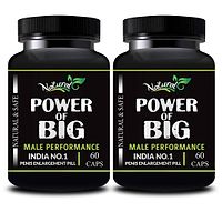 Power Big Herbal Capsules For Increases Libido  Sexual Drive 100% Ayurvedic (120 Capsules)-thumb1