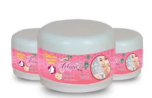 Glow Herbal Cream For Uneven Pigmentation Resulting In Things Like Freckles  Age Spots 100% Ayurvedic Pack Of 3-thumb1