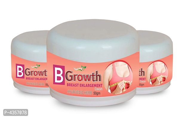 B Growth Herbal Cream For Breast Enlargement 100% Ayurvedic Pack Of 3-thumb2