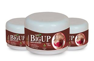 Big Up Herbal Cream For Helps To Fit Your Breast 100% Ayurvedic Pack Of 3-thumb1