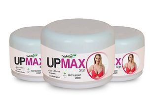 Max Up Herbal Cream For Helps To Increase Your Breast 100% Ayurvedic Pack Of 3-thumb1