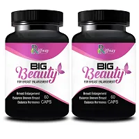 Big Beauty Herbal Capsule For Helps In Toning And Strengthening Breast Muscles 100% Ayurvedic Pack Of 2-thumb1