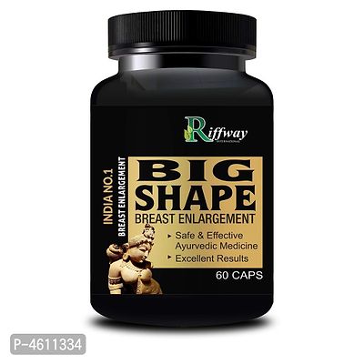 Big Shape Herbal Capsule For Promotes The Increment Of Fibrous Tissues And A Tick Layer Of Subcutaneous Fat 100% Ayurvedic Pack Of 1-thumb2